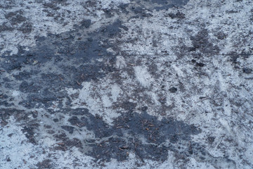 Soil fertile ground surface. Close up of natural pattern texture background. Top view of organic...