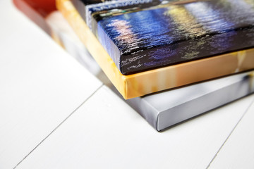 Canvas prints. Photos stretched on frame with gallery wrapping method