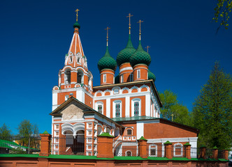 The church of Archangel Michael in Yaroslavl. Golden ring, Russia. - 344100177