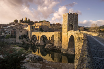 Medieval village of Besalú, Catalonia, Spain