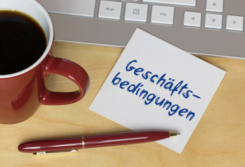 Geschäftsbedingungen