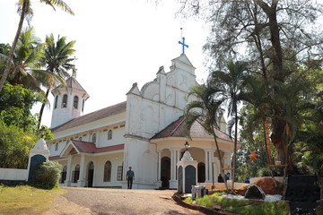 Fototapeta na wymiar indian orthodox church