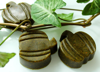 Natural cosmetic. Natural handmade soap with medicinal herbs. 