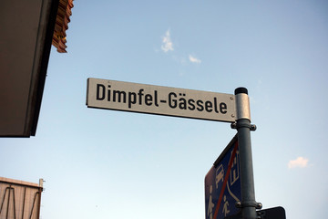 Dimpfel-G&auml;ssele in Ulm