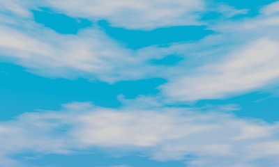 3d cloudy blue sky abstract background. blue sky background with tiny clouds. 3d rendering.