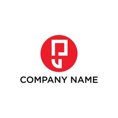 communication logo with the p icon