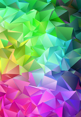 Fototapeta premium Abstract Low-Poly background. triangulated texture. Design 3d. Polygonal geometrical pattern. Triangular modern style