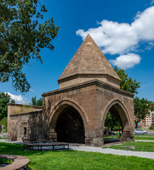 A Seljuk Cupola (Dort Ayak Turbe ) in Kayseri. Kayseri, Turkey.