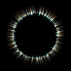 abstract circle of light background