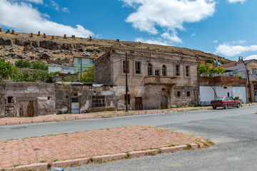 Historical Gesi Houses in Kayseri City. Gesi, Kayseri - Turkey.In the east of Cappadocia lies Kayseri, the city known as Caesarea in Roman times. As with many human settlements in Anatolia.