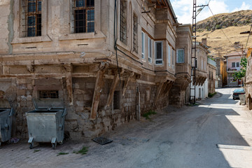 Historical Gesi Houses in Kayseri City. Gesi, Kayseri - Turkey.In the east of Cappadocia lies Kayseri, the city known as Caesarea in Roman times. As with many human settlements in Anatolia.