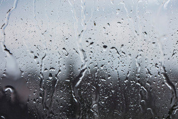 rain drops on the window 
