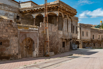 Historical Gesi Houses in Kayseri City. Gesi, Kayseri - Turkey.In the east of Cappadocia lies Kayseri, the city known as Caesarea in Roman times. As with many human settlements in Anatolia.