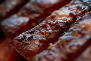 veal ribs with a crust