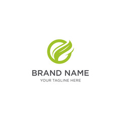 Letter e eco Nature logo, Creative minimal vector, Universal vector icon, Graphic symbol for corporate identity templates