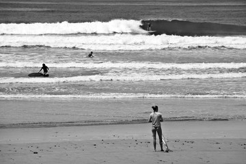 Fototapeta na wymiar SANTA TERESA COSTA RICA SURF 