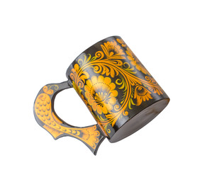 wooden dishes painted with Khokhloma