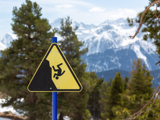 Caution Break Warning Sign