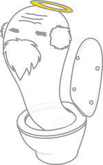 トイレの神様　イメージ（おじいちゃん）