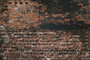 aged brick wall pattern background