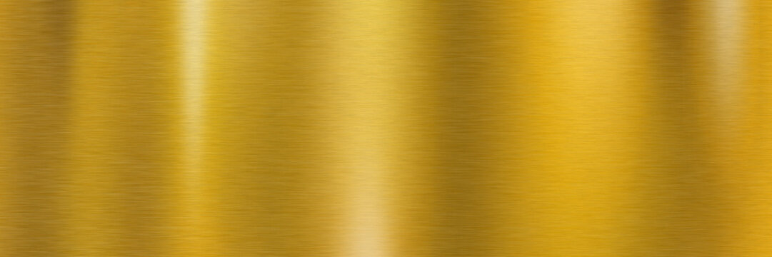 Golden brushed metal surface