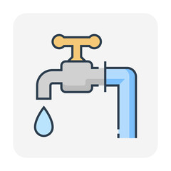 faucet water icon