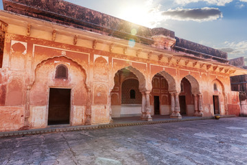 Jaigarh Fort inner courtyard, Jaipur, Rajasthan, India