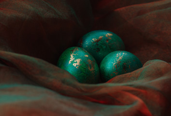 colorful easter eggs