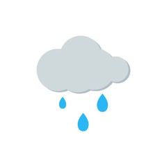 rain with cloud vector graphic design illustration
