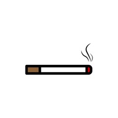 cigarettes vector graphic design illustration