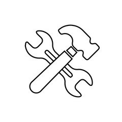 Tools icon vector