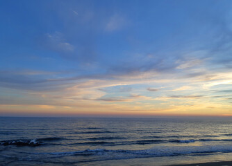 sunrise over the sea