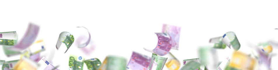 finance money - Banknotes of the european union.