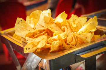 Indian Traditional Food Papad,Fried Papad