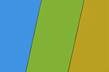 
Three background colors, with little inclination