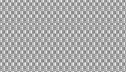 Black honeycomb on a white background. Seamless texture. Isometric geometry. 3D illustration