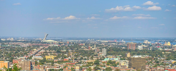 Montreal cityscape from Mont-Royal