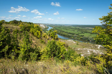 downs Along the ancient river Don in central Russia