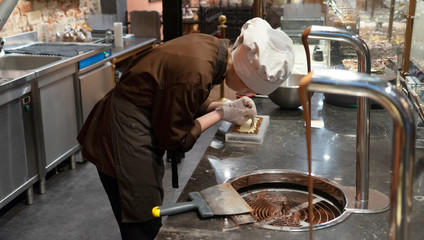 Pâtisserie. Brüsseler Konditorei.