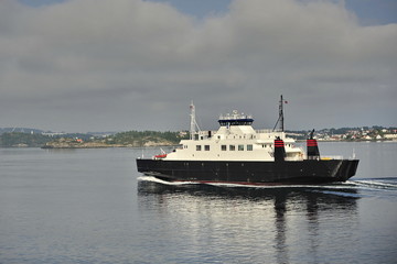 Fototapeta premium Shipping in Norway is the most important transport component of the country's infrastructure.