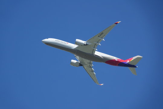 Asiana Airlines A350 Vue Dessous