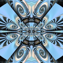 3D render plastic background tile