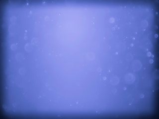 Blue bokeh background. Blur the background and wallpaper