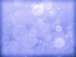 Blue bokeh background. Blur the background and wallpaper
