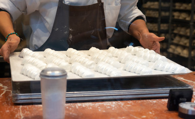 Pâtisserie. Brüsseler Konditorei.
