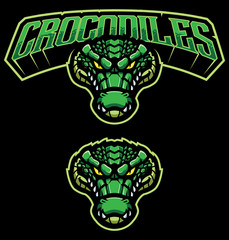 Crocodiles Mascot Logo