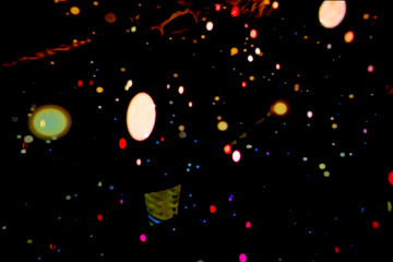 Abstract of Vibrant Mix Multicolor background Colorful dotted.