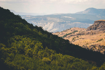 Obraz premium mountain landscape in the morning