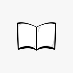 Book icon, sign, symbol. Vector illustration