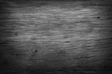 Black wood. Old black and white plank used as background.